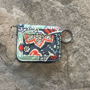 Vera Bradley Keychain Wallet in Nomadic Floral Pattern